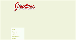 Desktop Screenshot of glacehaus.de